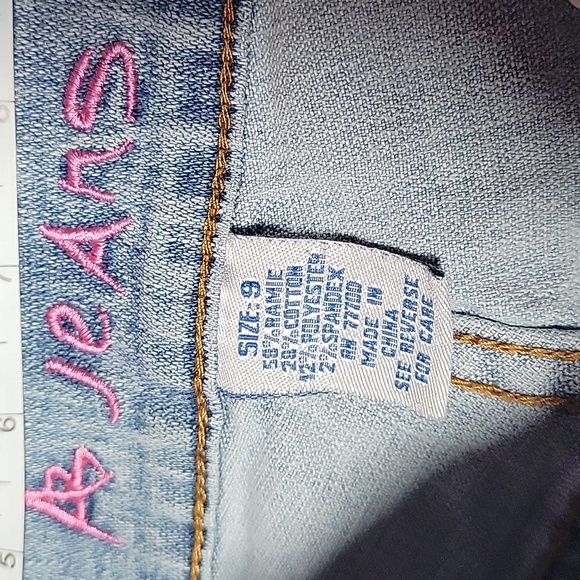 Ab jeans exotic embroidered bird and flowers - Picture 6 of 12